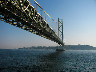 Long suspension bridge picture